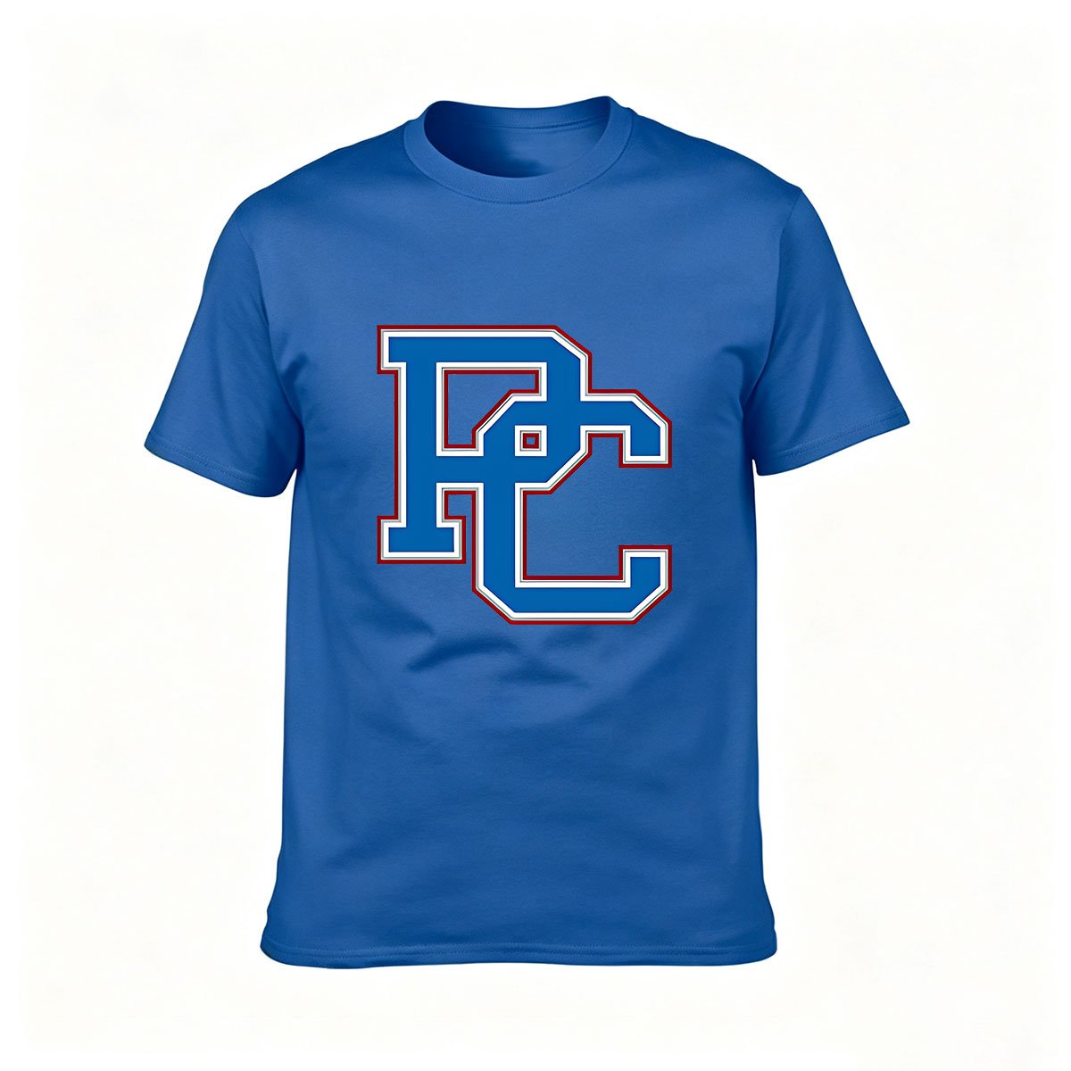 PC Logo Men's T-Shirt Black Blue Red Design Casual Wear Gift - Image 4
