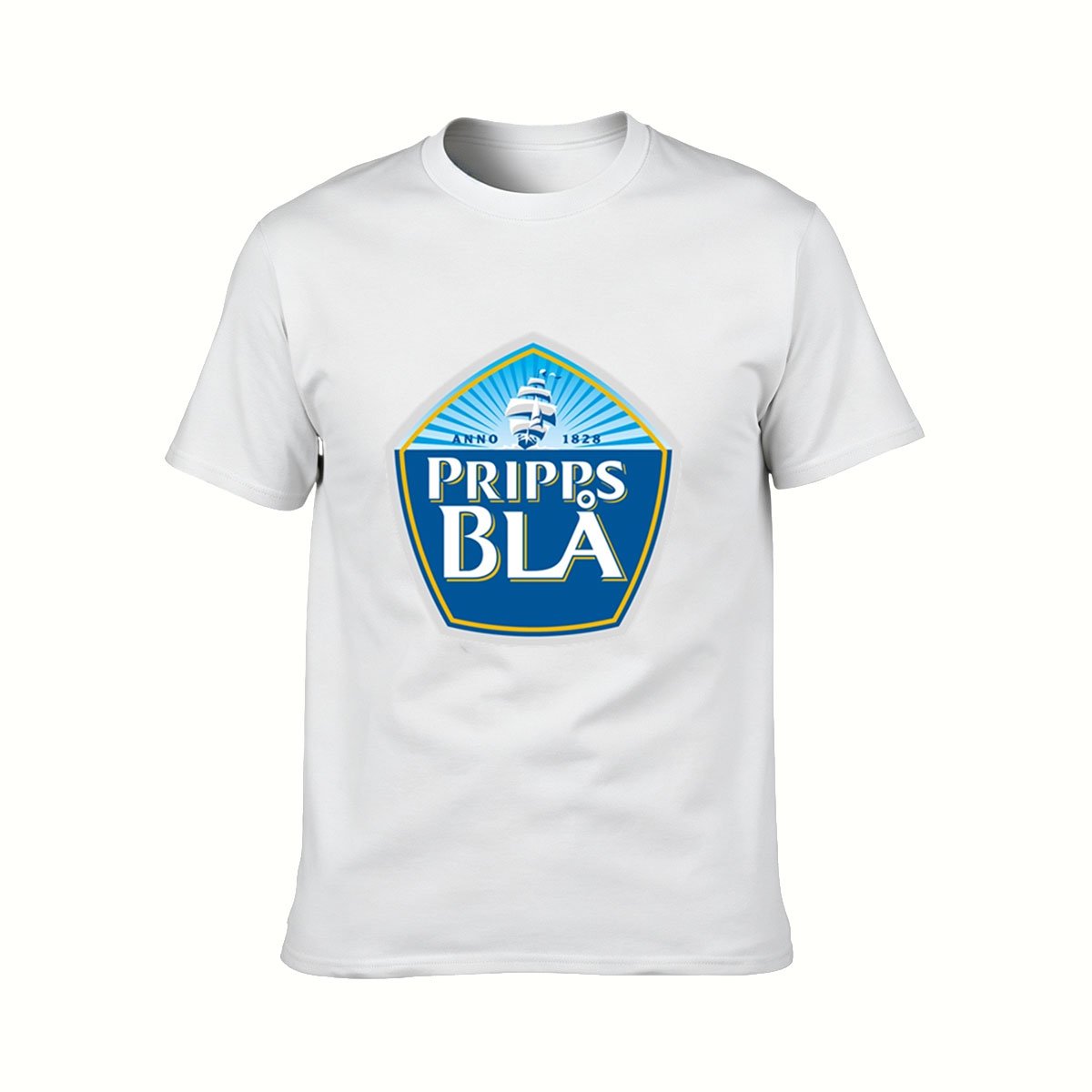Pripps Bla Logo Men's T-Shirt Beer Brand Gift Tee - Image 2