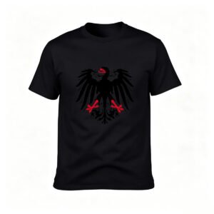Black Eagle Red Claws Men's T-Shirt Gothic Design Gift
