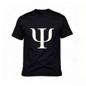 Psi Symbol T-Shirt Men's Women's Gift Psychology Theme Tees