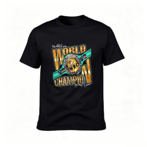 WBC World Champion Boxing Belt T-Shirt Men's Gift Sport Tee
