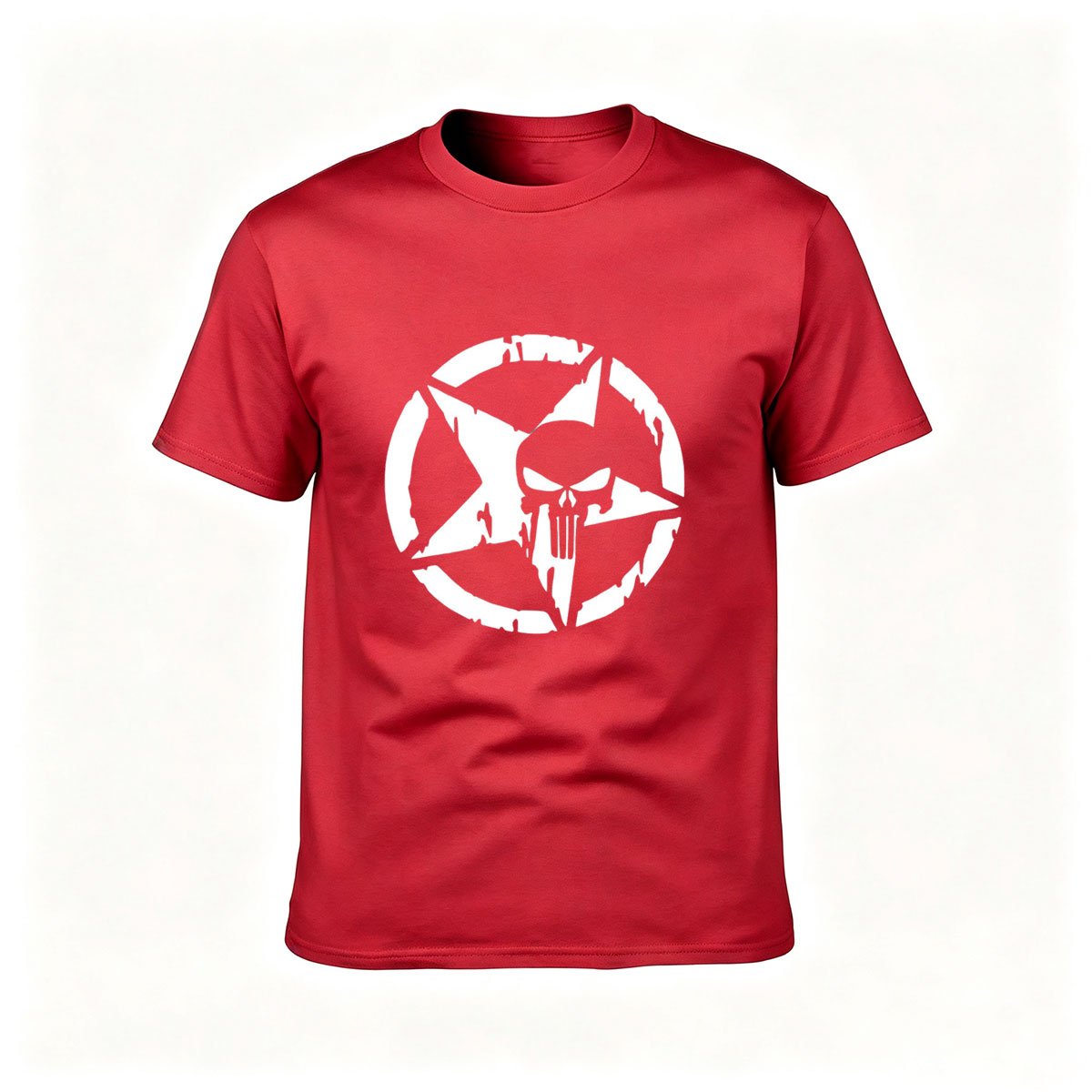 Punisher Star Logo Men's T-Shirt Graphic Tee Gift - Image 5