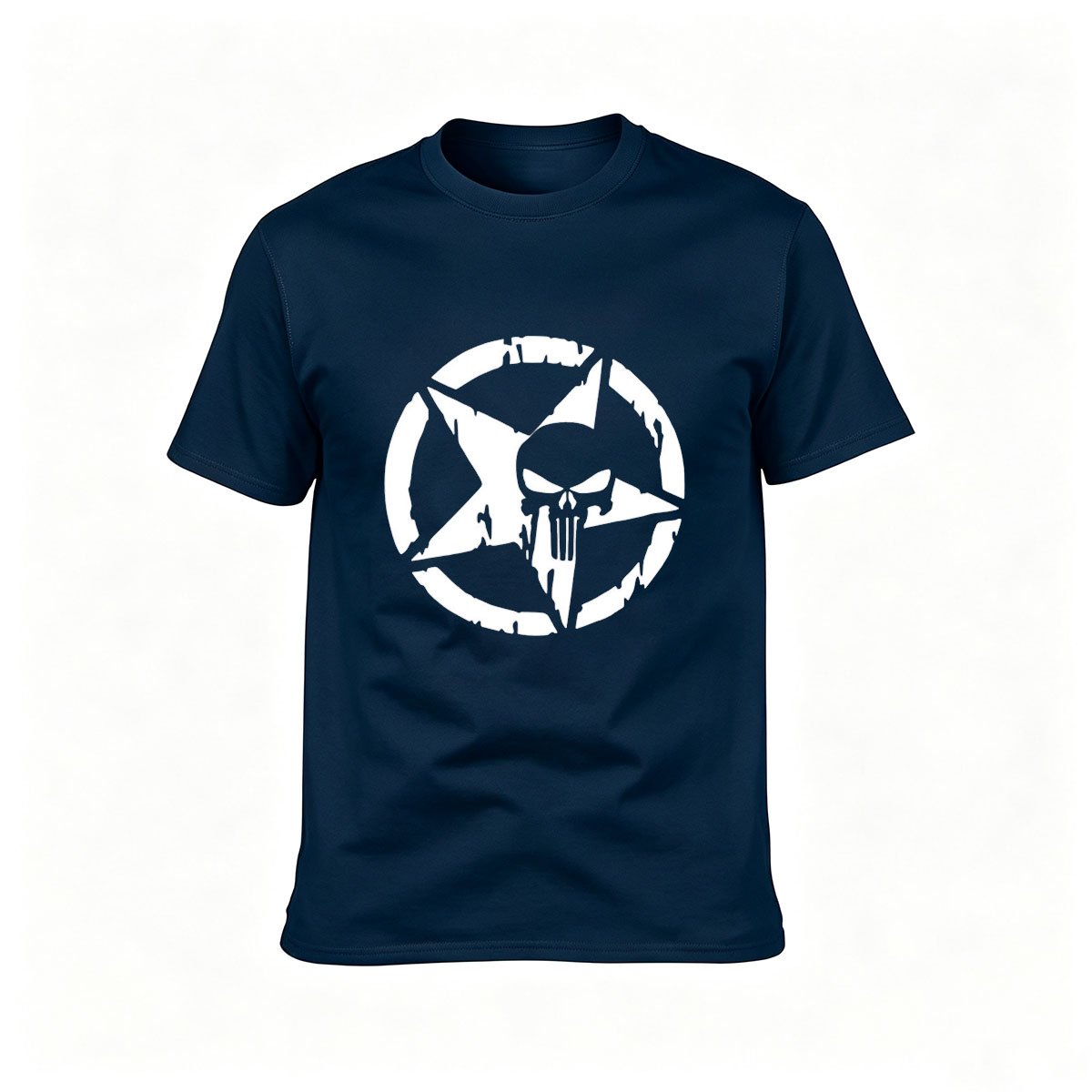 Punisher Star Logo Men's T-Shirt Graphic Tee Gift - Image 6