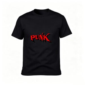 Punk Rock T-Shirt Men's Black Graphic Tee Music Gift Wear