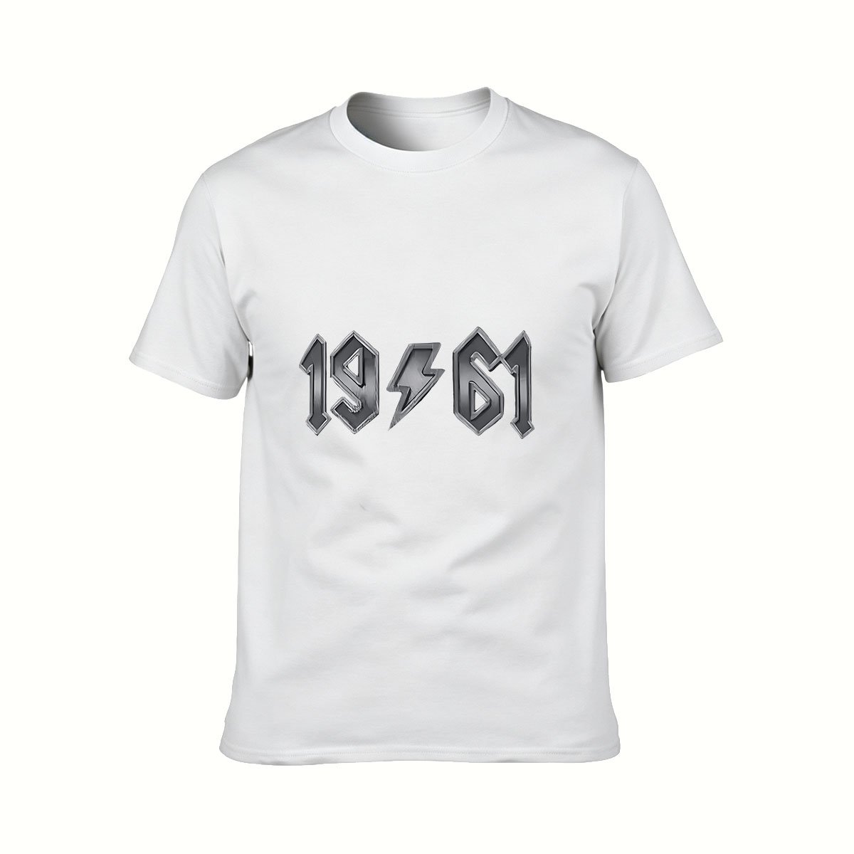 1961 Lightning Bolt Men's T-Shirt Rock Music Gift Wear - Image 2