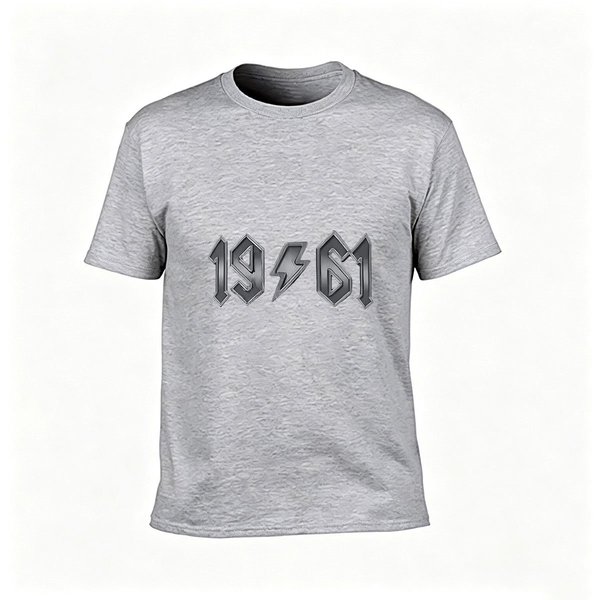 1961 Lightning Bolt Men's T-Shirt Rock Music Gift Wear - Image 3