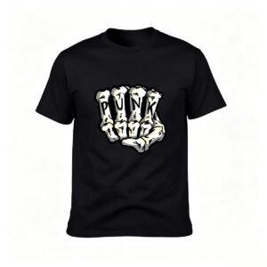 Punk Skeleton Hand Men's T-Shirt Gift for Rock Fans