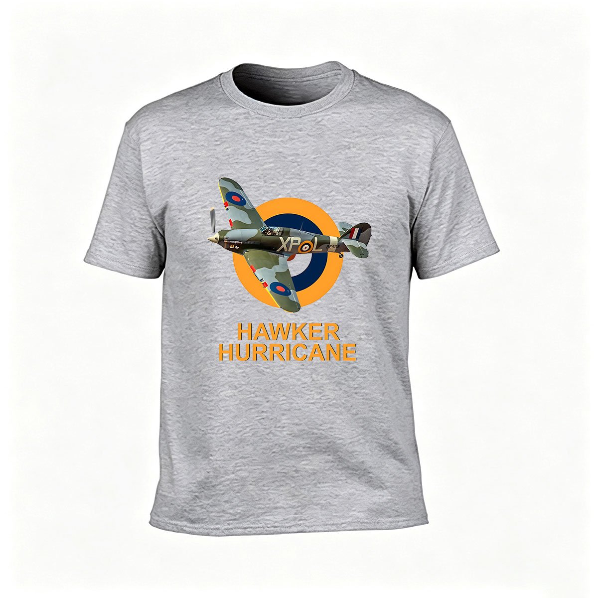 Hawker Hurricane Fighter Plane Men's T-Shirt Aviation Gift - Image 3