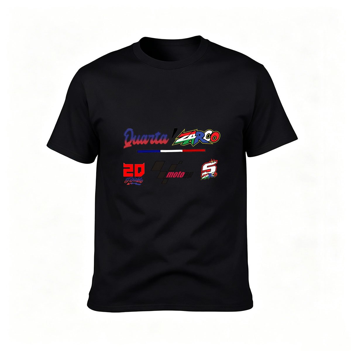 Quartarozzo Moto Racing T-Shirt Men's Gift Sport Wear