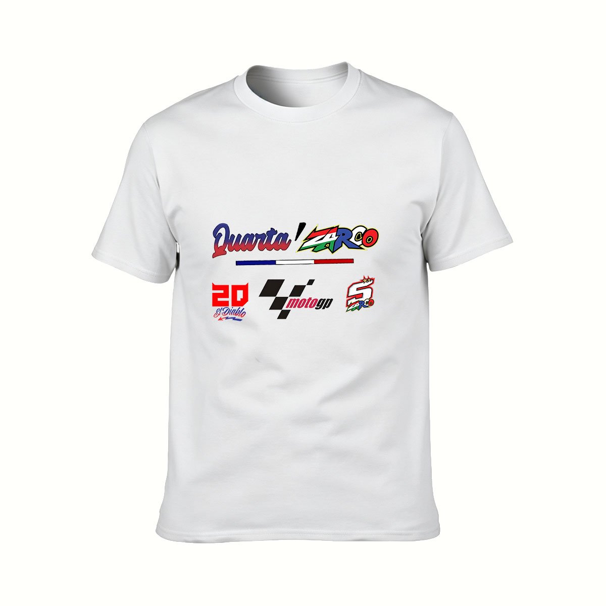 Quartarozzo Moto Racing T-Shirt Men's Gift Sport Wear - Image 2