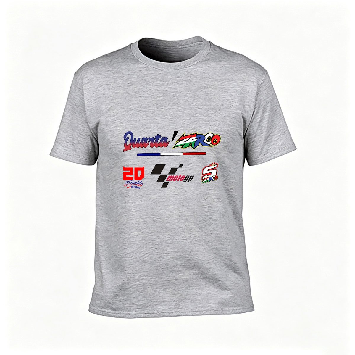 Quartarozzo Moto Racing T-Shirt Men's Gift Sport Wear - Image 3