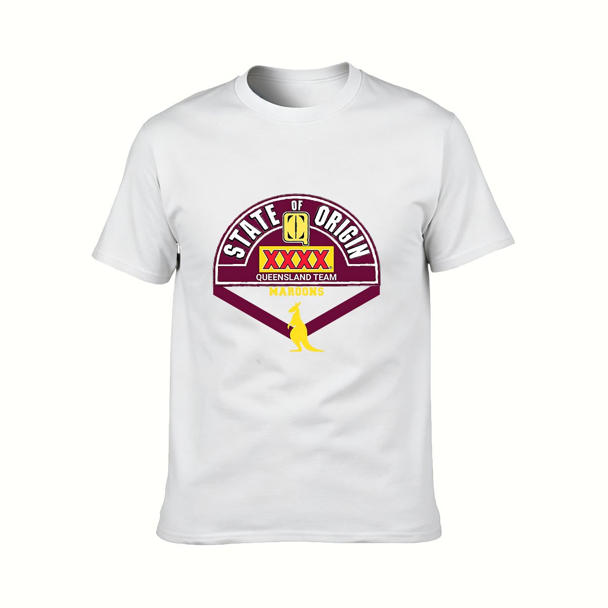 Queensland Maroons State of Origin Men's T-Shirt Gift - Image 2