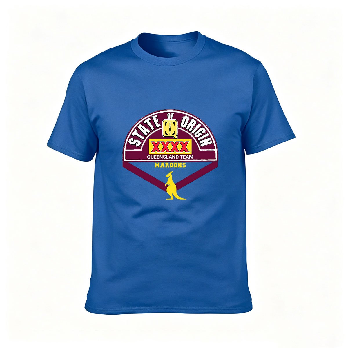 Queensland Maroons State of Origin Men's T-Shirt Gift - Image 4