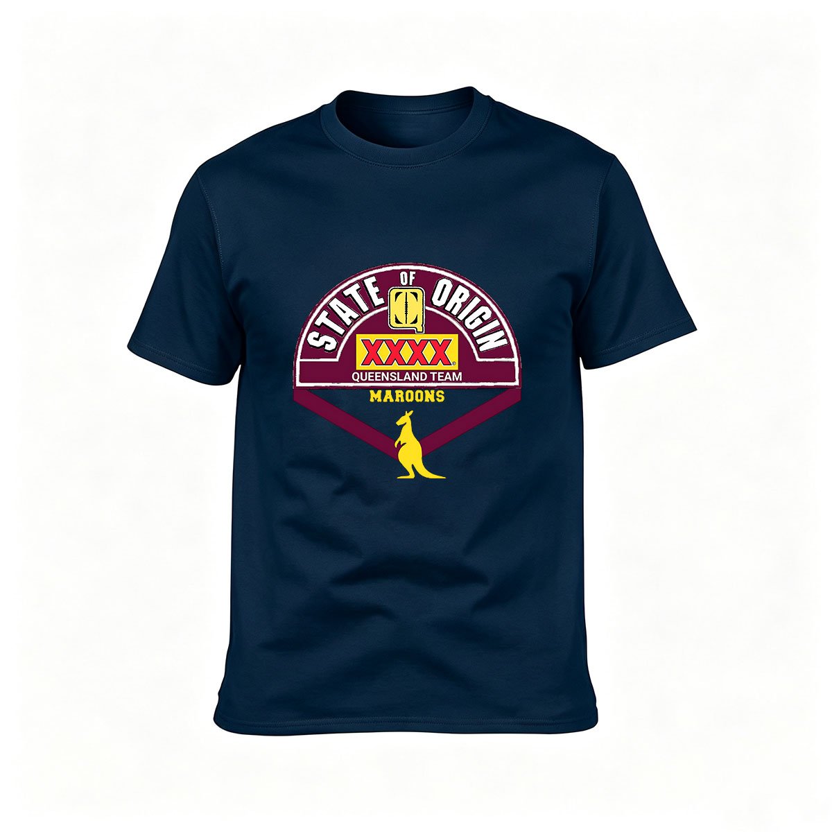 Queensland Maroons State of Origin Men's T-Shirt Gift - Image 6