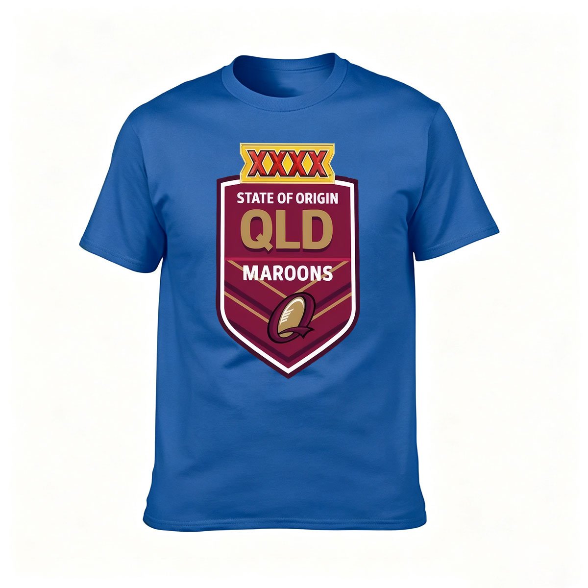 Queensland Maroons State of Origin Men's T-Shirt Gift - Image 4