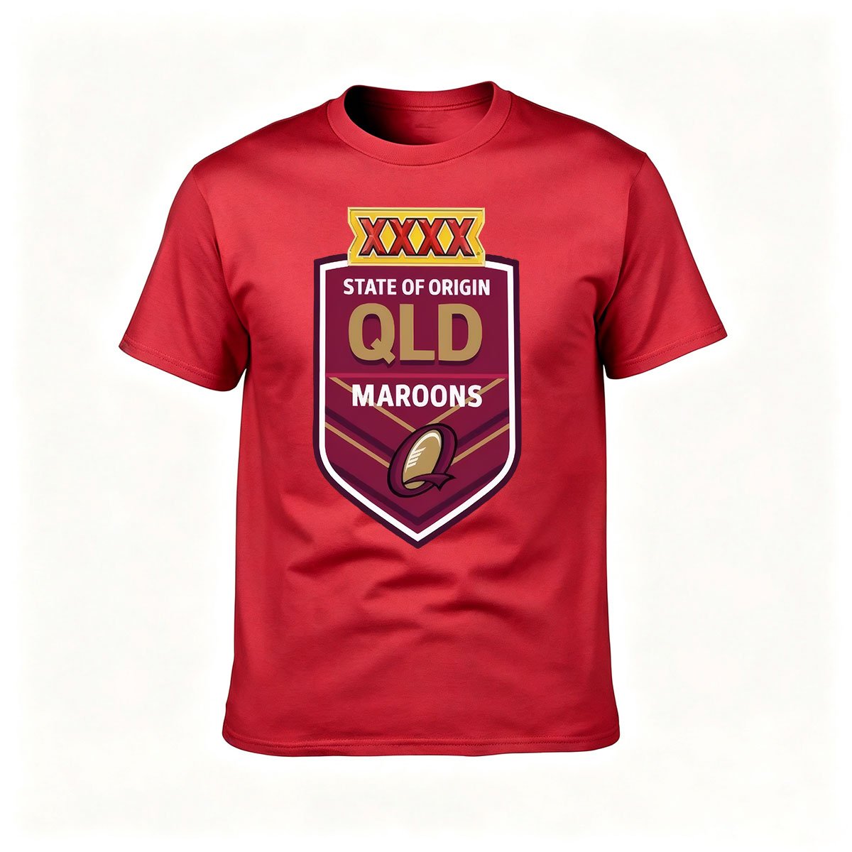 Queensland Maroons State of Origin Men's T-Shirt Gift - Image 5