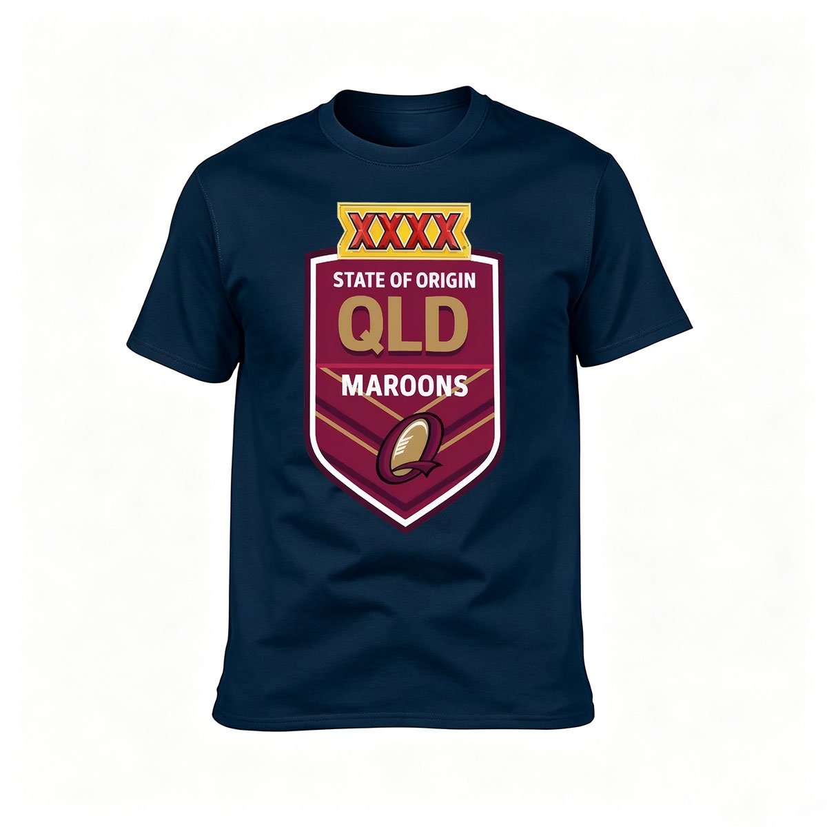 Queensland Maroons State of Origin Men's T-Shirt Gift - Image 6