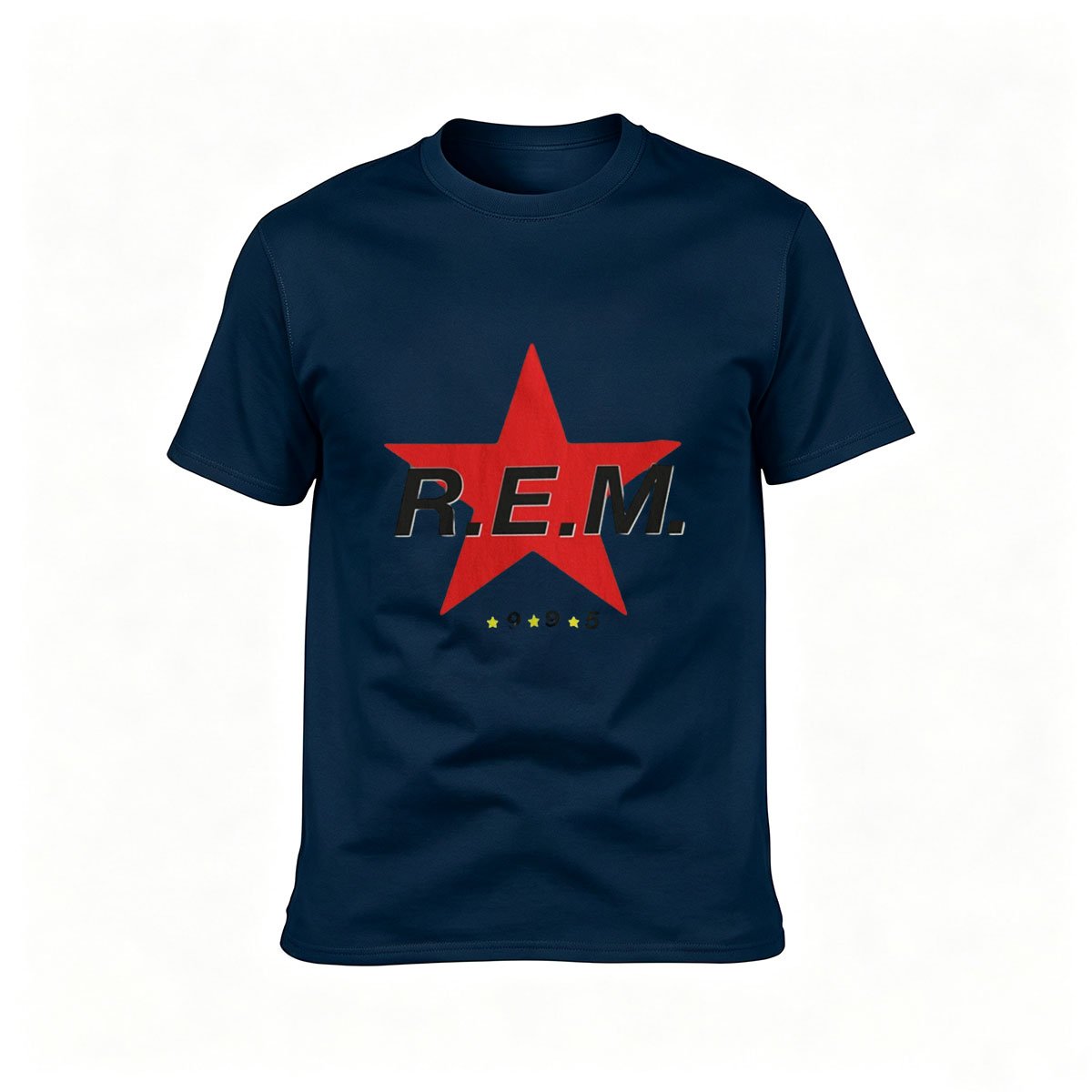 R.E.M. Red Star Logo Men's T-Shirt Music Band Gift Tee - Image 6