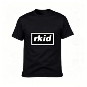 rkid Logo Print Men's T-Shirt Casual Streetwear Gift