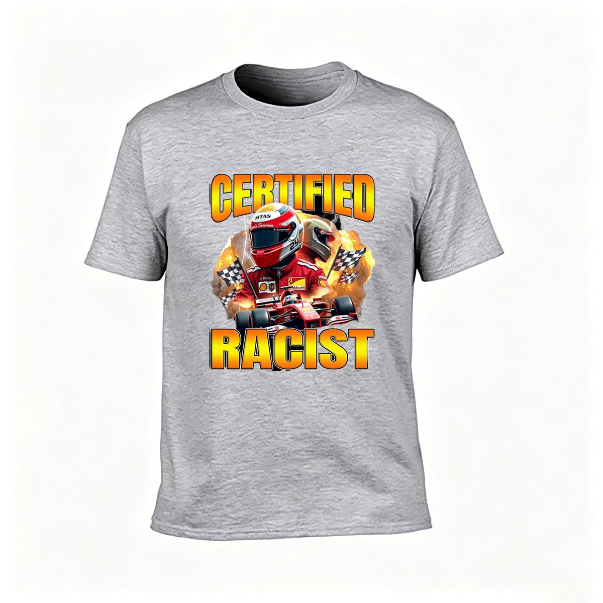 Certified Racer Men's T-Shirt Racing Gift Tee - Image 3
