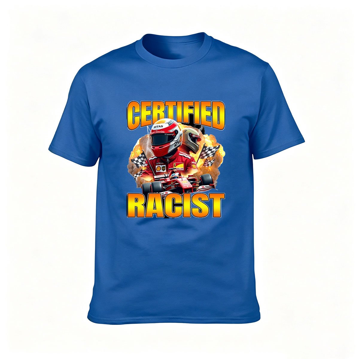 Certified Racer Men's T-Shirt Racing Gift Tee - Image 4