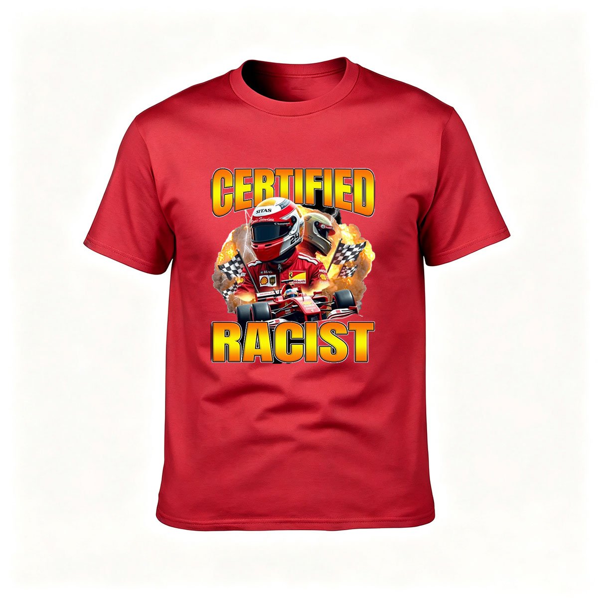 Certified Racer Men's T-Shirt Racing Gift Tee - Image 5