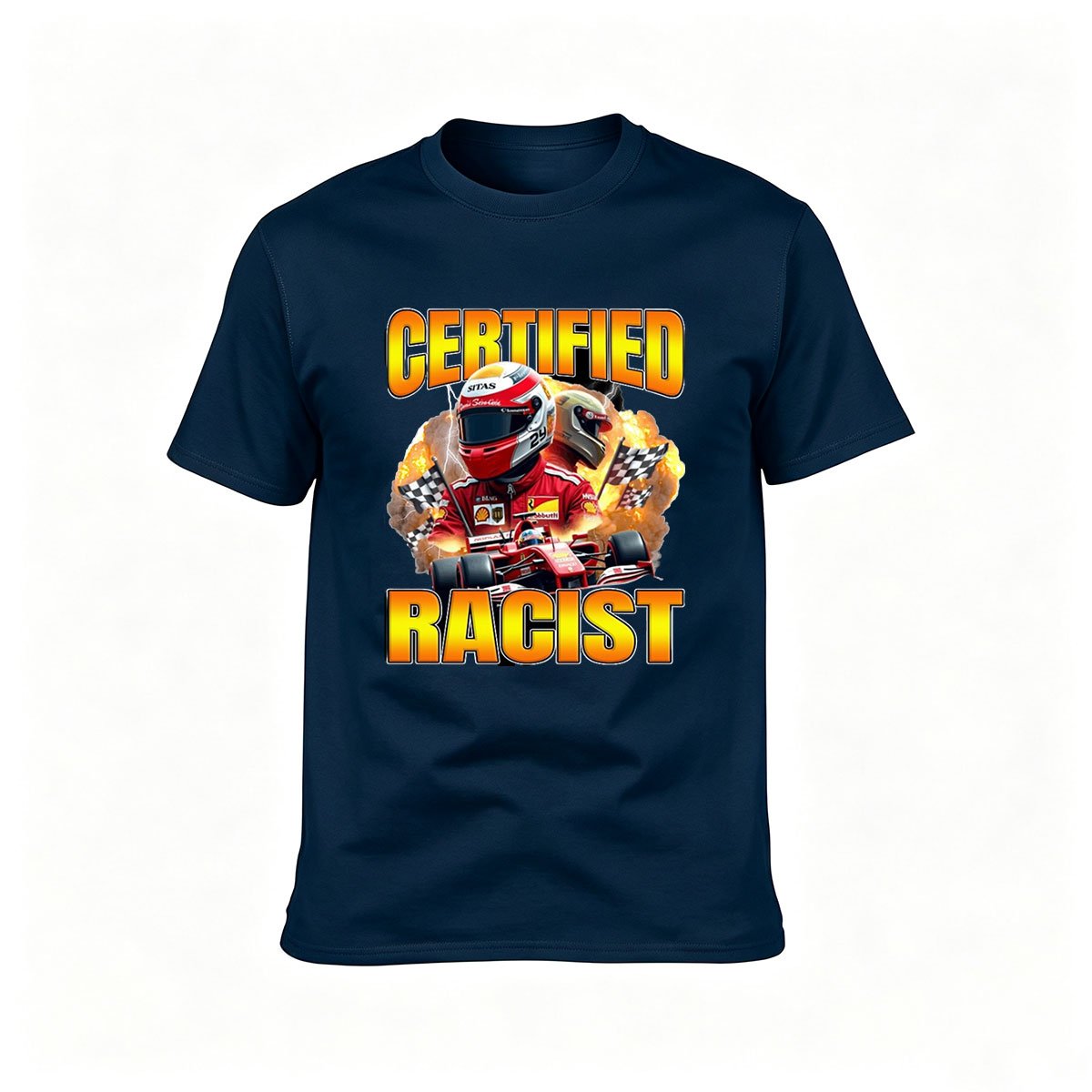Certified Racer Men's T-Shirt Racing Gift Tee - Image 6