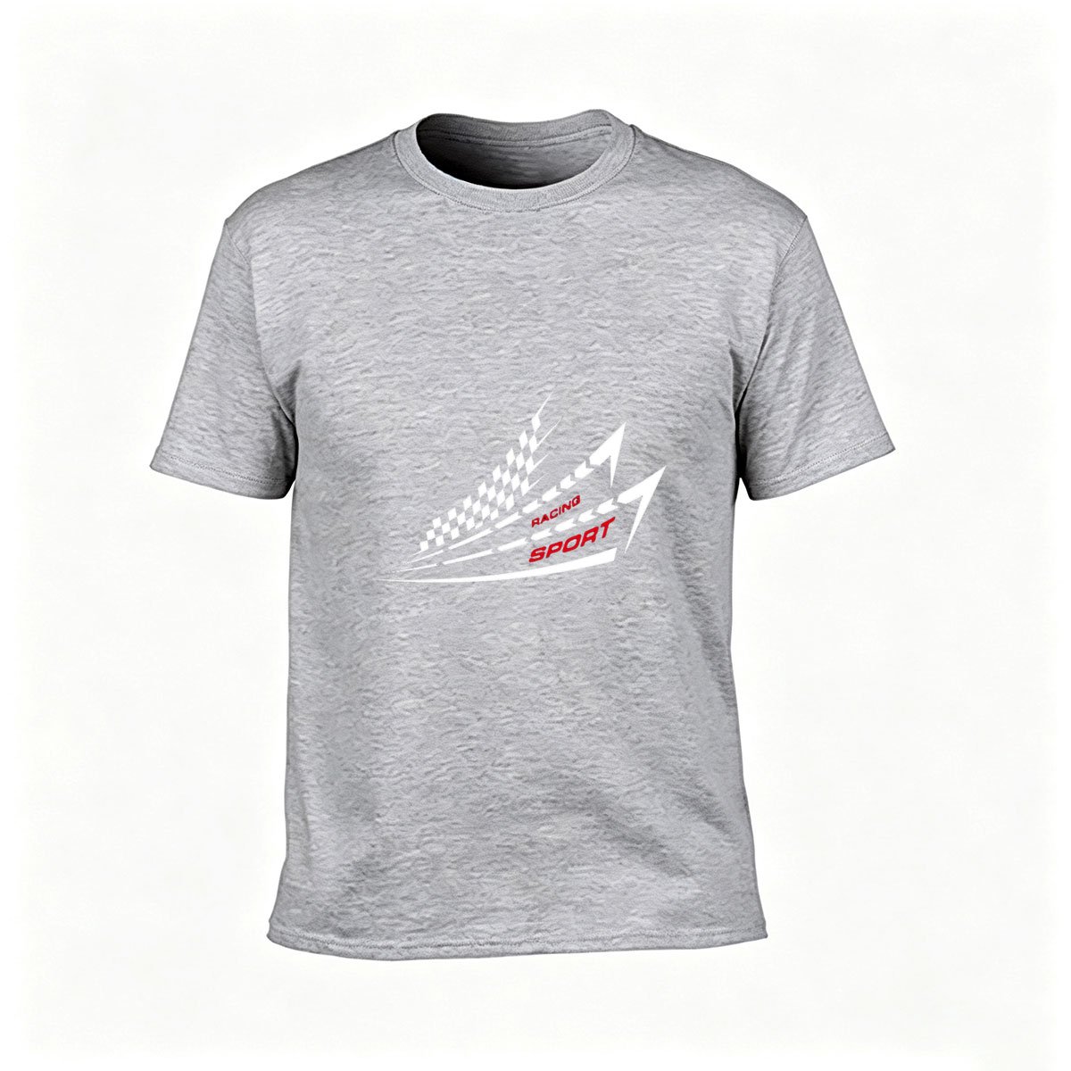 Racing Sport Checkered Flag Men's T-Shirt - Image 3