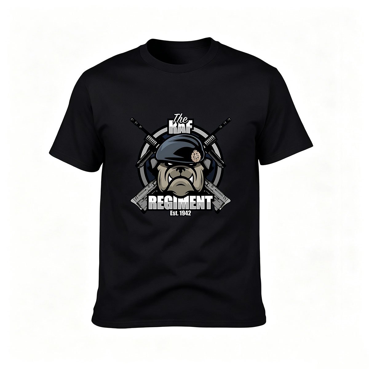 The RAF Regiment Bulldog Men's T-Shirt Military Gift