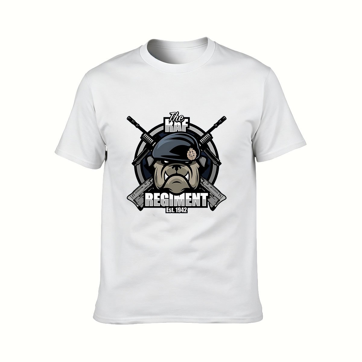 The RAF Regiment Bulldog Men's T-Shirt Military Gift - Image 2