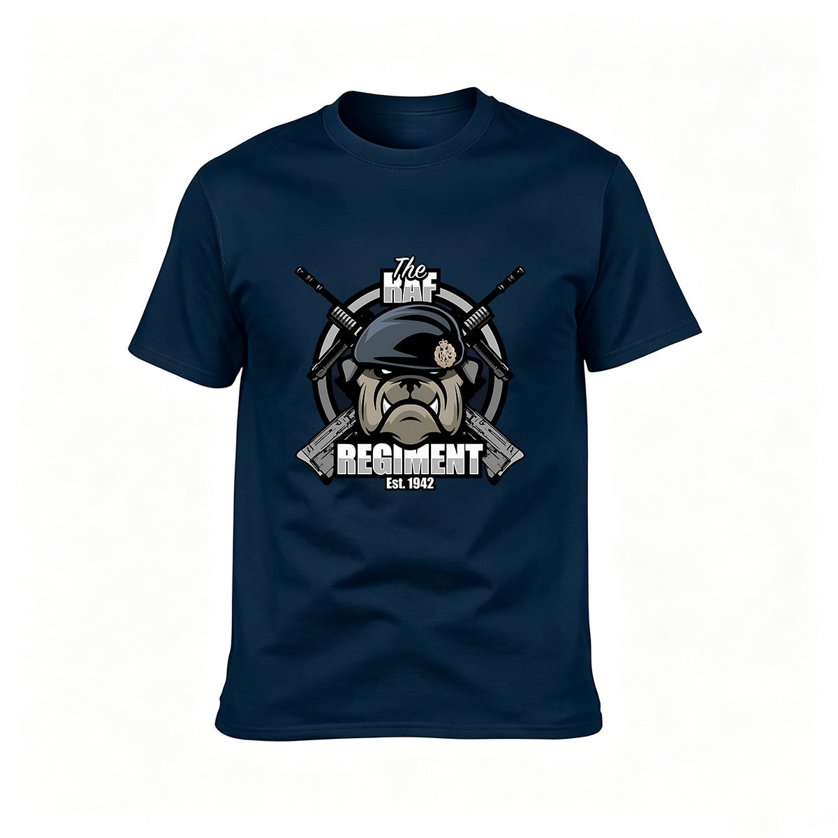 The RAF Regiment Bulldog Men's T-Shirt Military Gift - Image 6