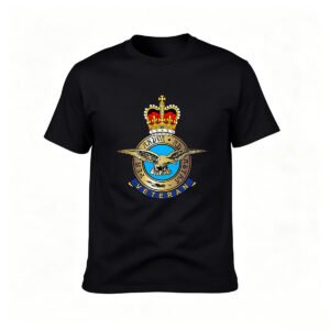 Royal Air Force Veteran T-Shirt Men's Classic Cotton Tee Gift for Military Enthusiasts