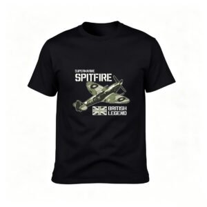 Supermarine Spitfire British Legend Men's T-Shirt Aviation Gift