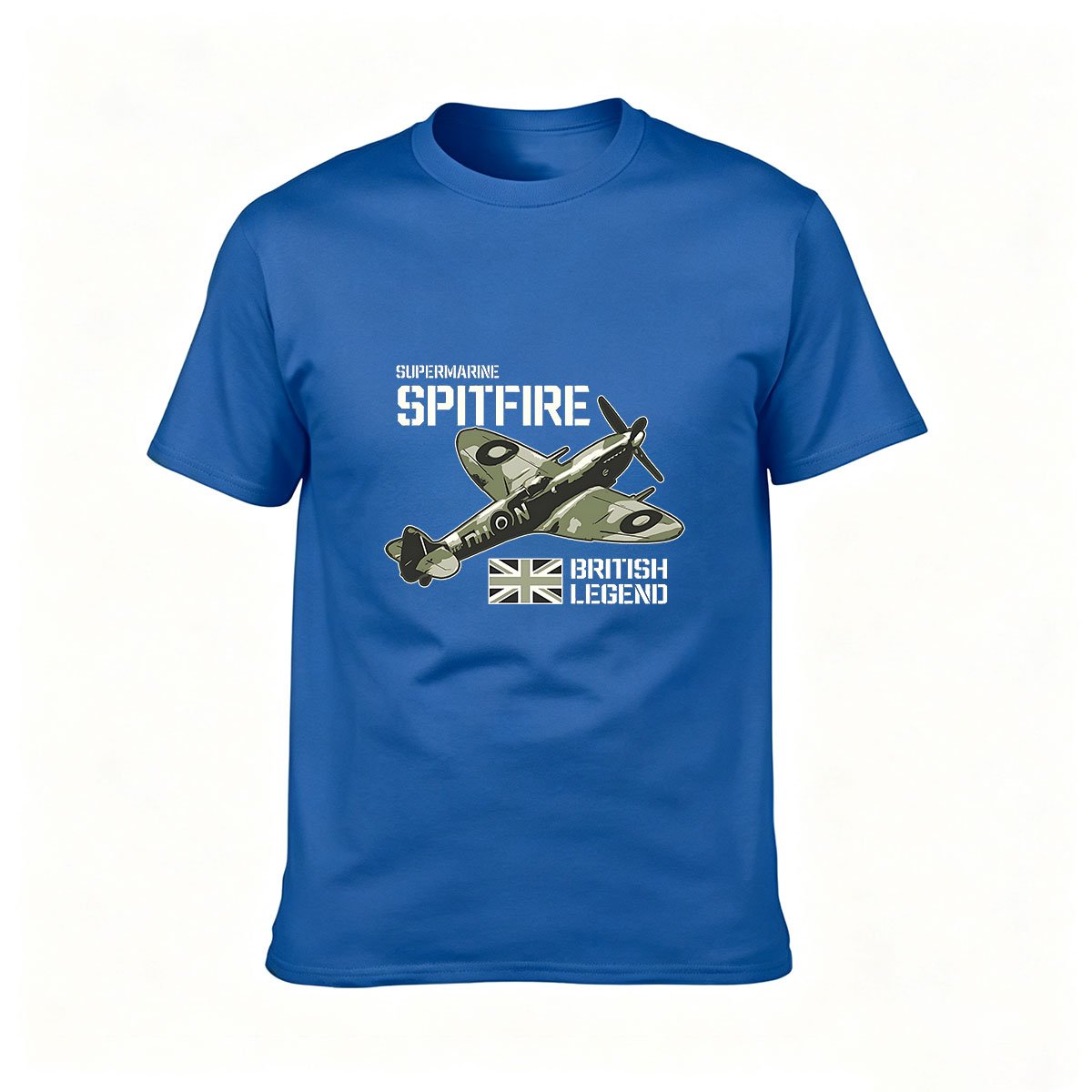 Supermarine Spitfire British Legend Men's T-Shirt Aviation Gift - Image 4