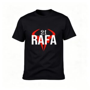 Rafa 21 Bull Logo T-Shirt Men's Casual Gift Wear