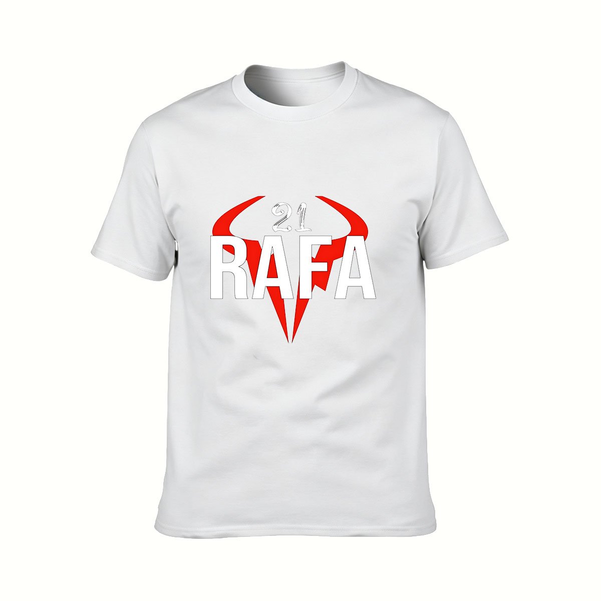 Rafa 21 Bull Logo T-Shirt Men's Casual Gift Wear - Image 2