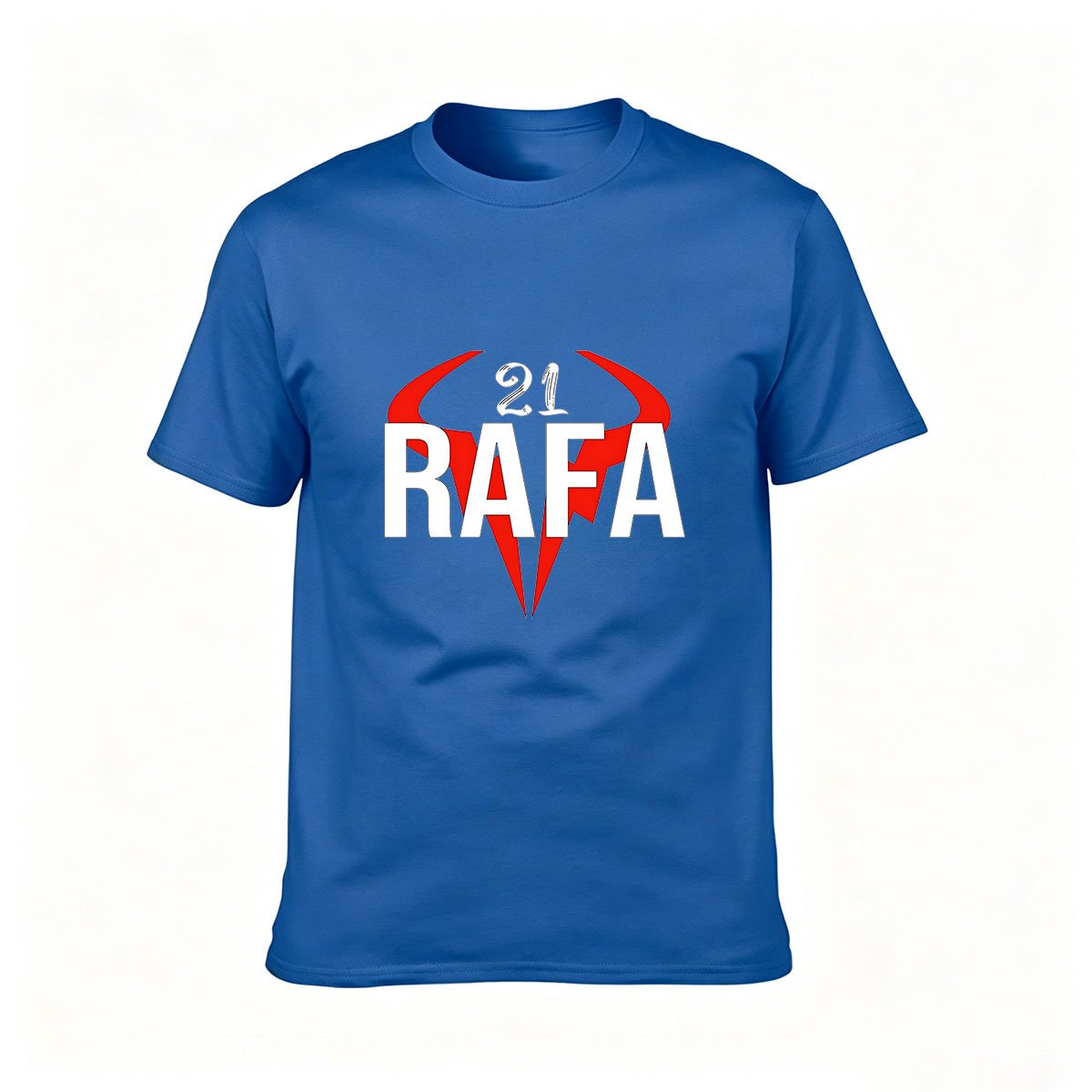 Rafa 21 Bull Logo T-Shirt Men's Casual Gift Wear - Image 4