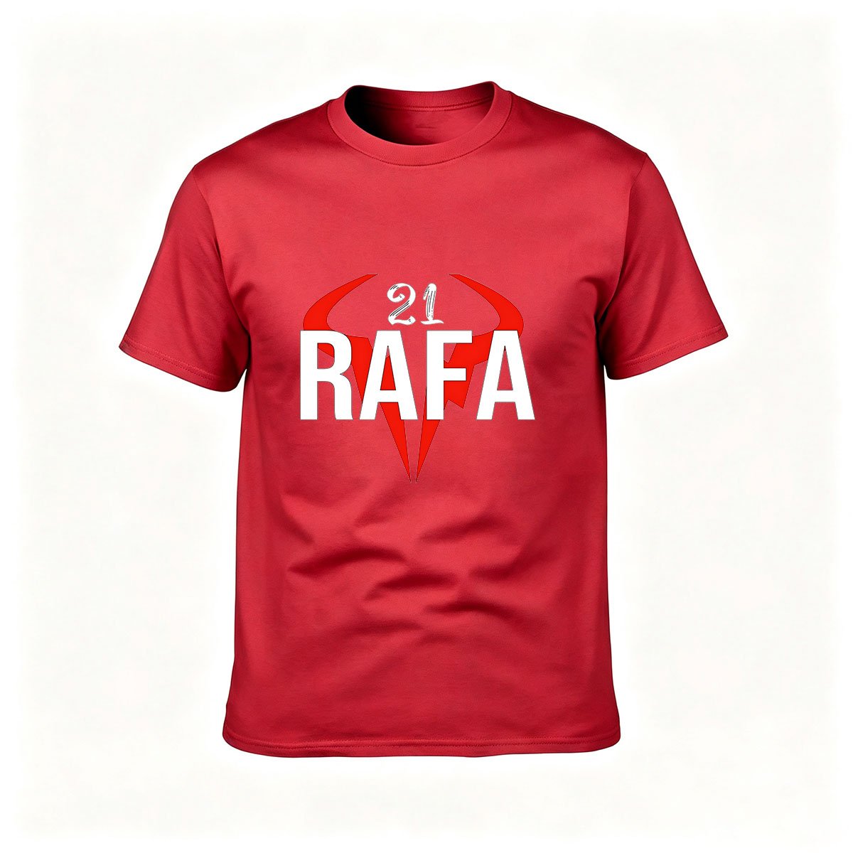 Rafa 21 Bull Logo T-Shirt Men's Casual Gift Wear - Image 5