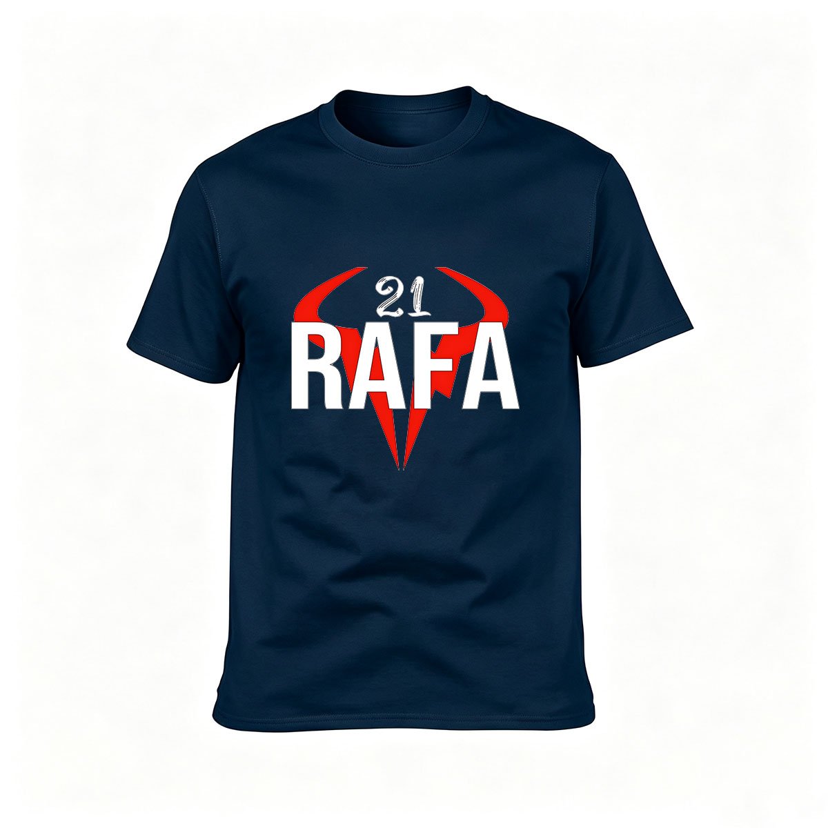 Rafa 21 Bull Logo T-Shirt Men's Casual Gift Wear - Image 6