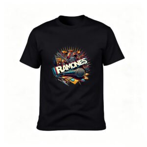 Ramones Band Music T-Shirt Men's Rock Gift Tee