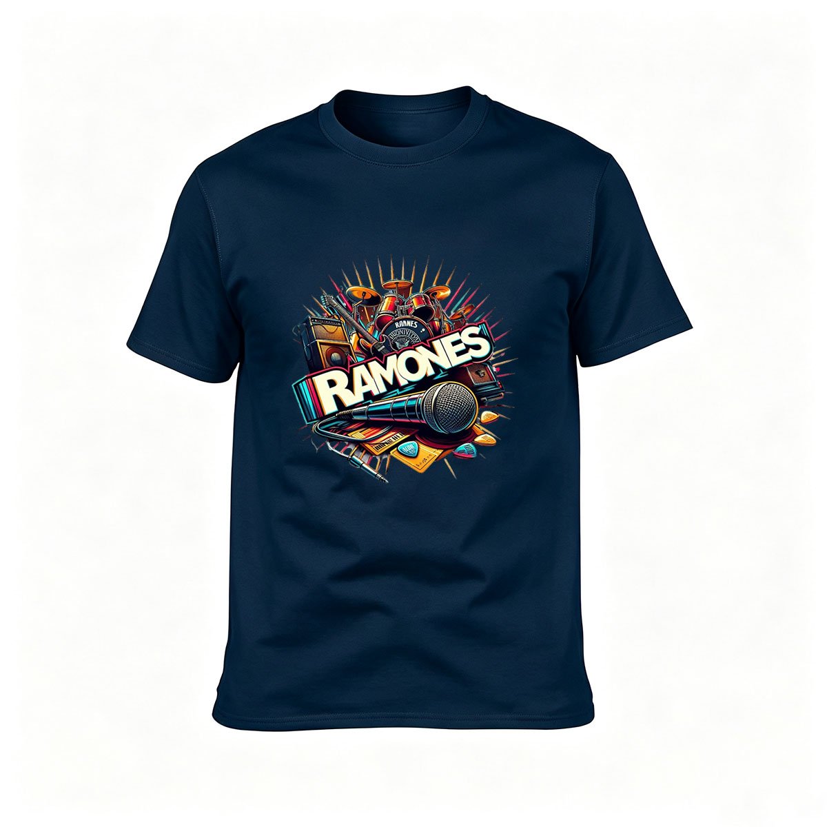 Ramones Band Music T-Shirt Men's Rock Gift Tee - Image 6