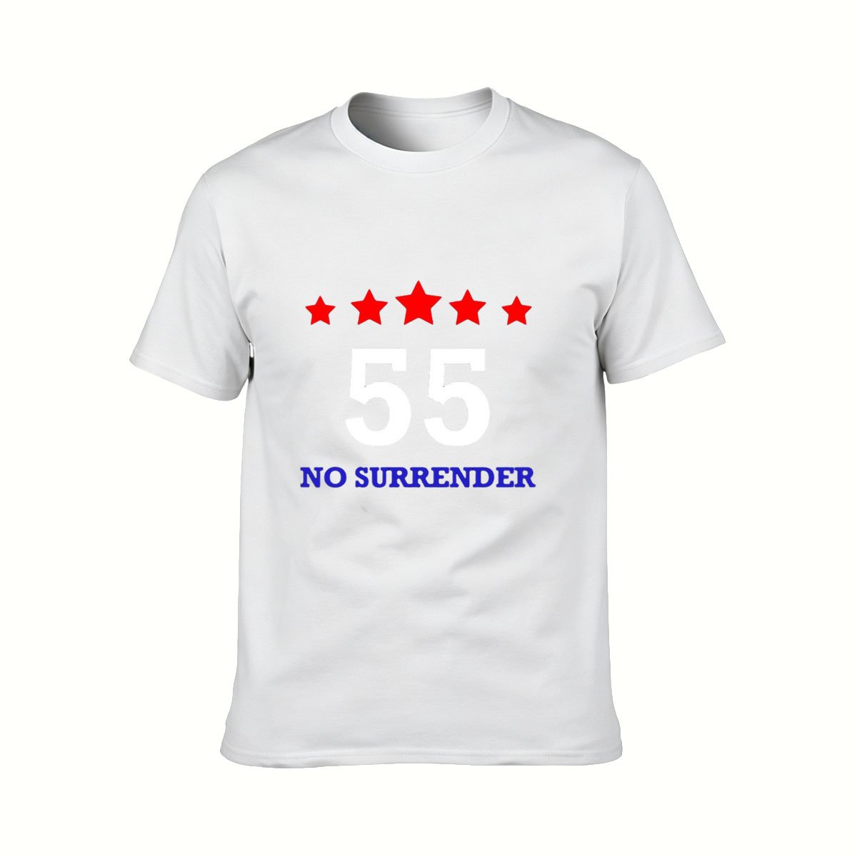 55 No Surrender Stars T-Shirt Men's Tee Gift Motivational - Image 2