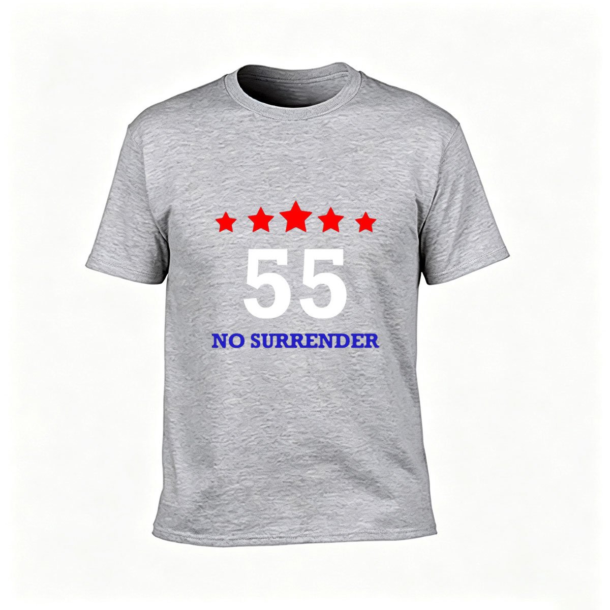 55 No Surrender Stars T-Shirt Men's Tee Gift Motivational - Image 3