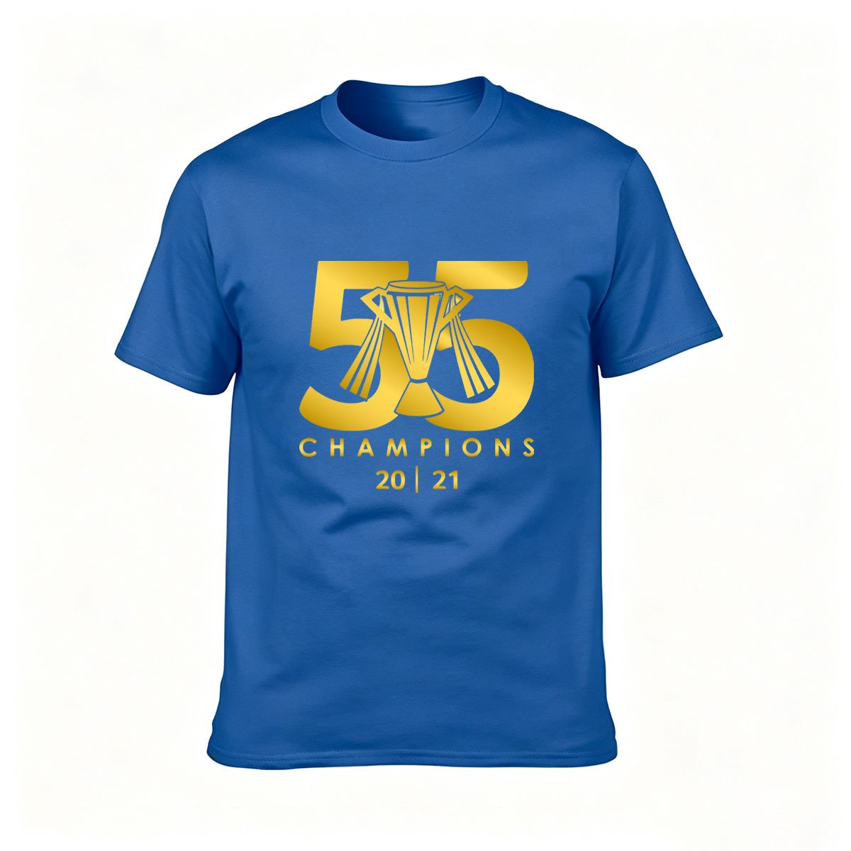 55 Champions 2021 Trophy Men's T-Shirt Gift Fan Apparel - Image 4