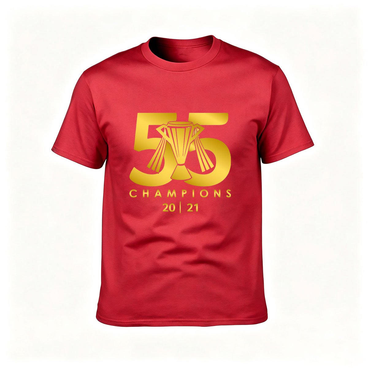 55 Champions 2021 Trophy Men's T-Shirt Gift Fan Apparel - Image 5