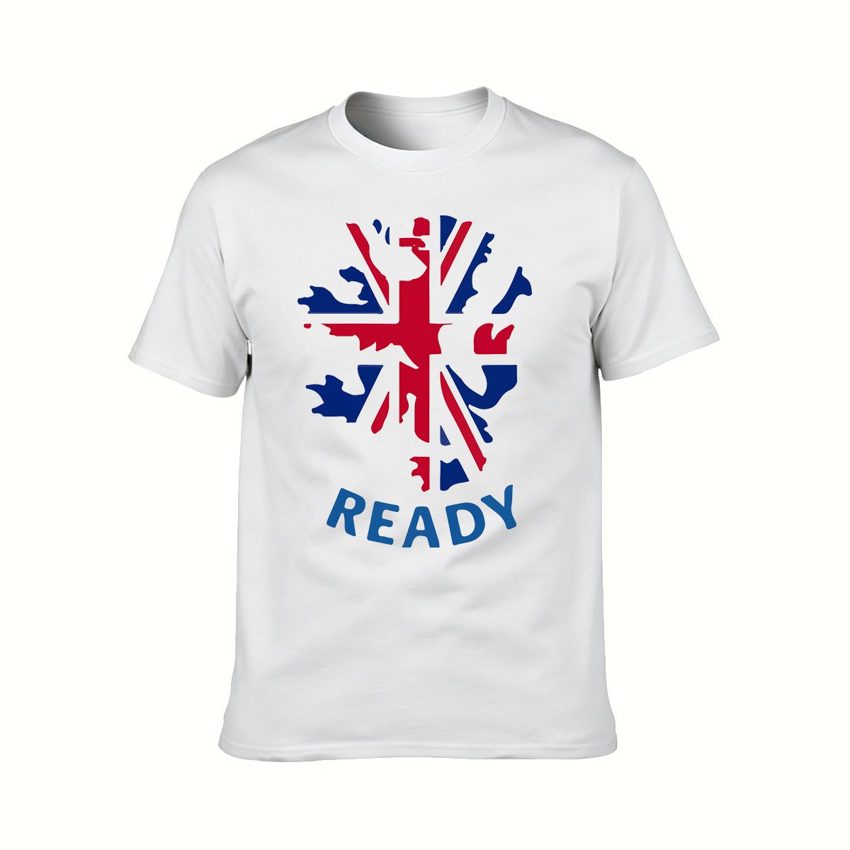 UK Flag Design Men's T-Shirt Ready Print Tees Gift for Him - Image 2