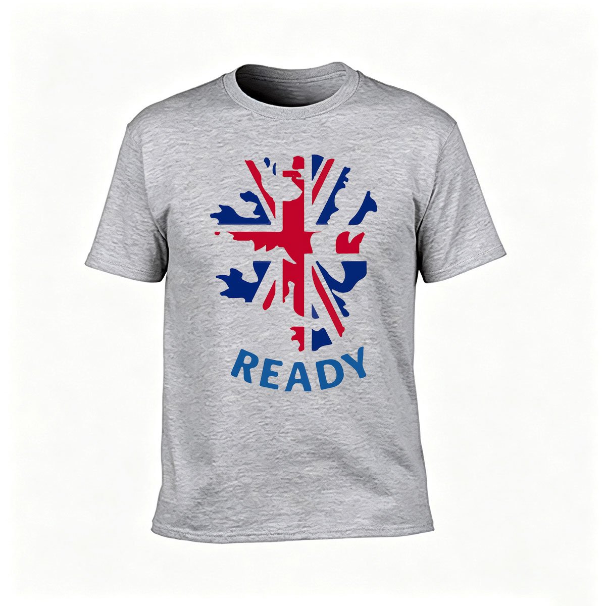 UK Flag Design Men's T-Shirt Ready Print Tees Gift for Him - Image 3