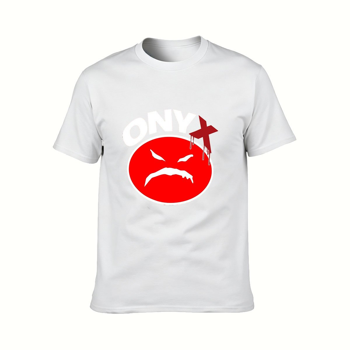 ONY Red Face Logo Men's T-Shirt Casual Streetwear Gift - Image 2