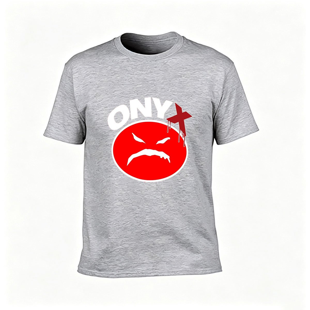 ONY Red Face Logo Men's T-Shirt Casual Streetwear Gift - Image 3