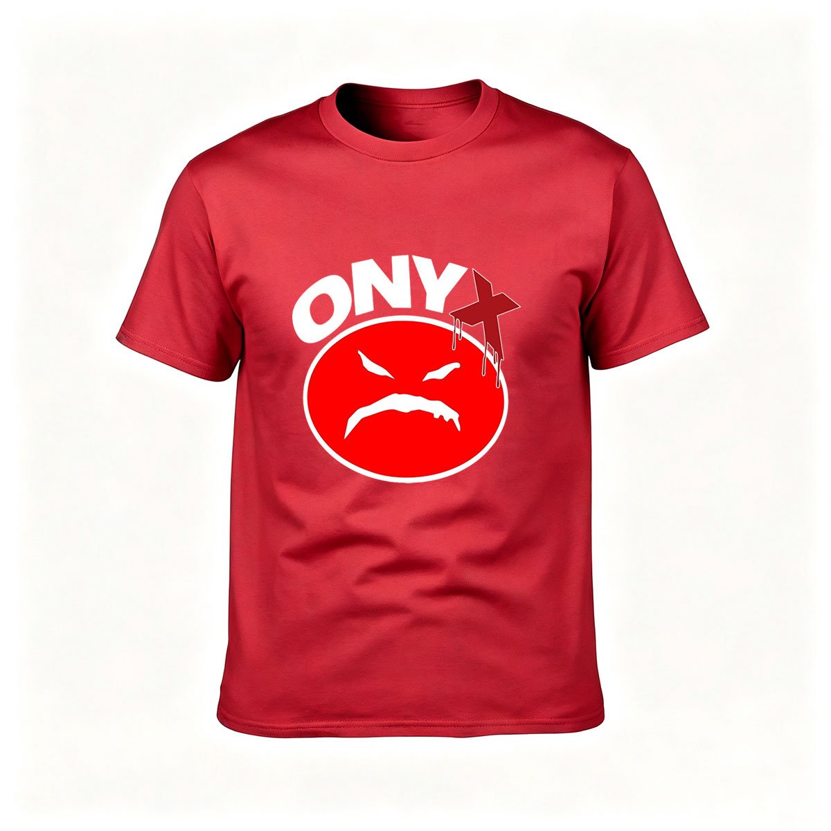 ONY Red Face Logo Men's T-Shirt Casual Streetwear Gift - Image 5